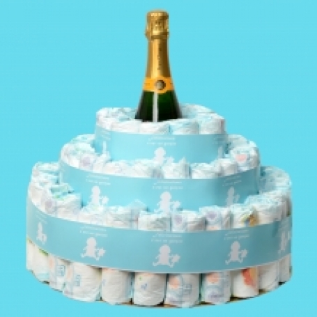 Pampertaart met Franse tekst bestellen