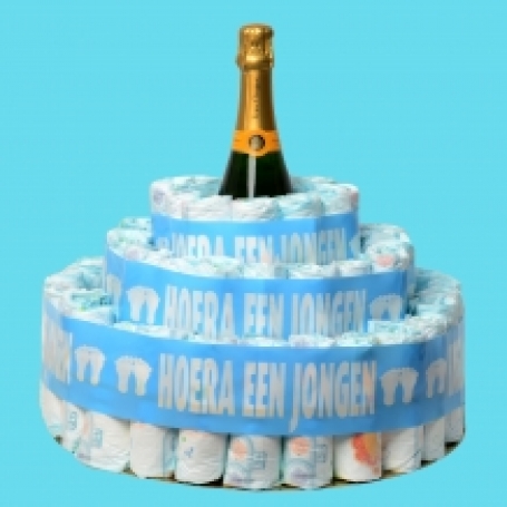 Pampertaart voor een jongen bestellen
