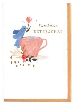 Kaartje met beterschap