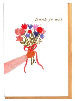 wenskaartje om te bedanken