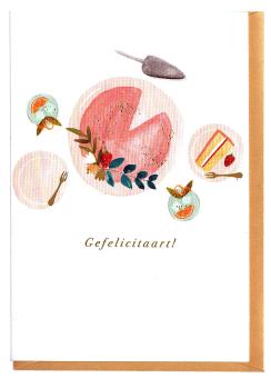 Gefelicitaart! wenskaartje