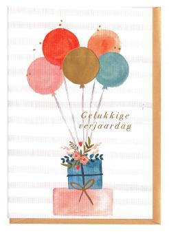 Gelukkige verjaardag, wenskaart