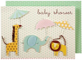kaartje voor babyshower