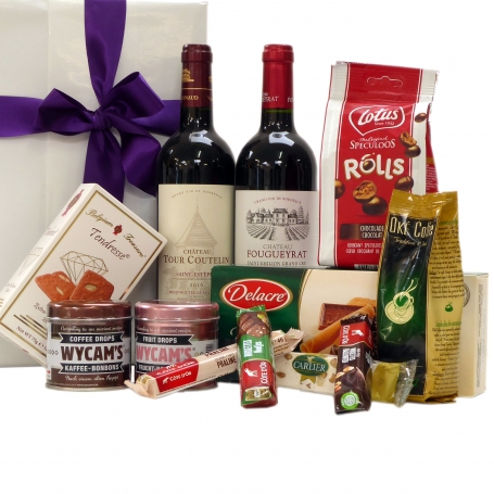 Two French top wines and Belgian delicacies 