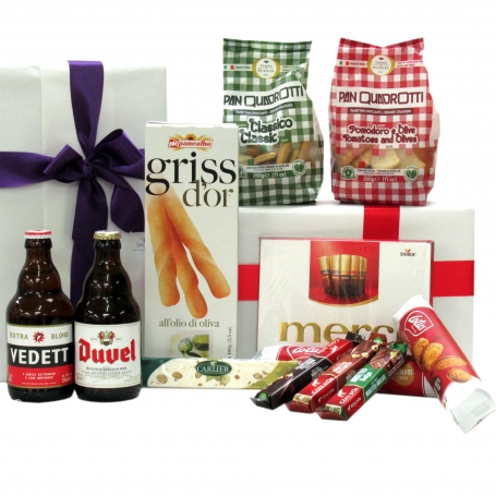 Belgian beers with Belgian goodies and savory snacks