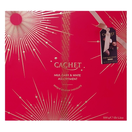Coffret cadeau de luxe avec 44 chocolats belges
