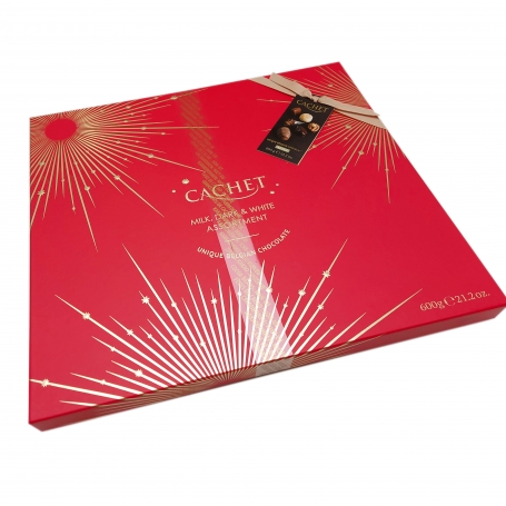 Luxe geschenkdoos met 44 Belgische pralines