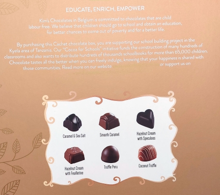 Gift box with 12 Belgian chocolates