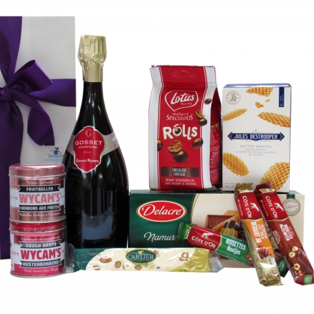 Forfait Champagne Gosset et bonbons belges