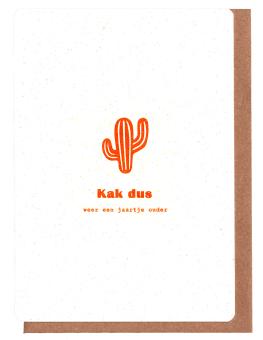 kak dus wenskaartje
