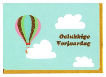 wenskaart voor een verjaardag