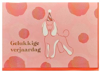 wenskaart met hondje