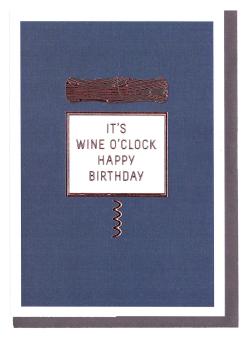 kaartje verjaardag wijngeschenk
