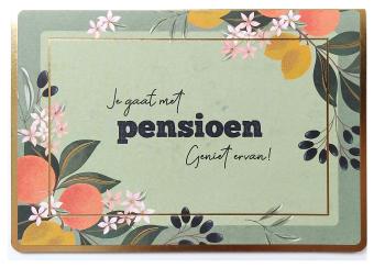 geschenk voor iemand op pensioen gaat