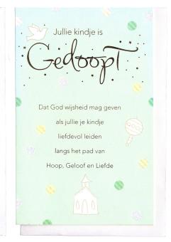 proficiat doopkaartje