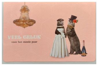 Bruidskaart bij huwelijksgeschenk