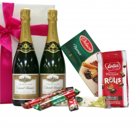 Duo Premier Cru champagne et gourmandises belges