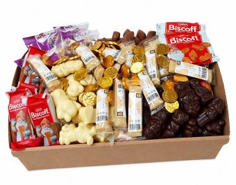 Sinterklaasmand met Callebaut chocolade, Biscoff speculoos, marsepein en Iced Gems – Sinterklaas 2026