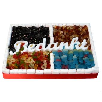 Snoeptaart om te bedanken bestellen