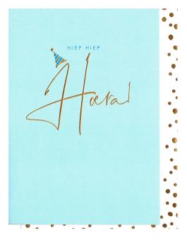 hiep hiep hoera wenskaart