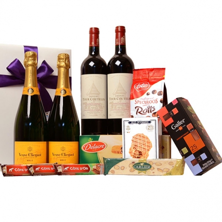 Heavenly French champagne and wine with Belgian delicacies