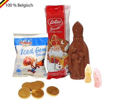 Belgisch chocoladegeschenk voor Sinterklaas