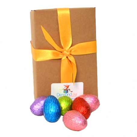 Verpakte paaseitjes als paasgeschenk