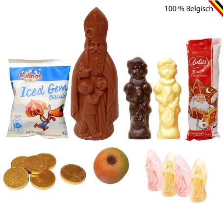 Belgische chocolade en snoep als geschenk voor Sinterklaas