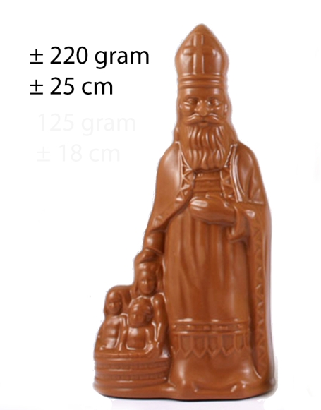 Sintgeschenk, Callebaut Sinterklaas 25 cm