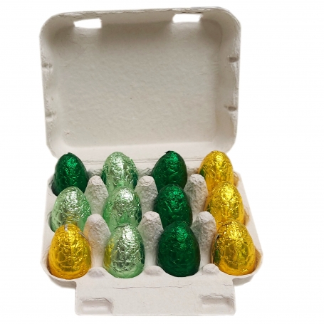 gepersonaliseerd eierdoosje met paaseitjes