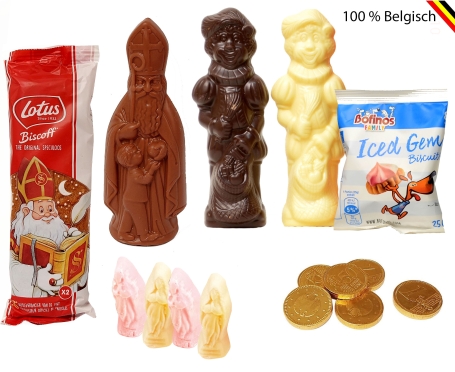 Belgische chocolade en snoep als Sintpakket in 2023