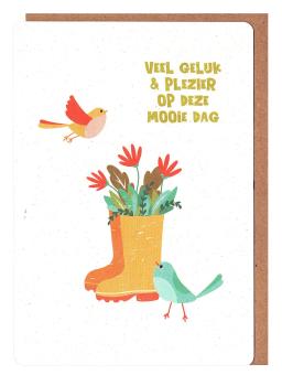 Veel geluk & plezier op deze mooie dag