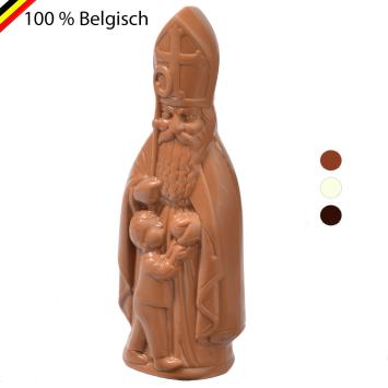 Callebaut chocolade Sinterklaas 18 cm in kraft verpakking