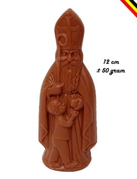 Paquet Saint-Nicolas 2025 avec figurines en chocolat Callebaut (lait et blanc)