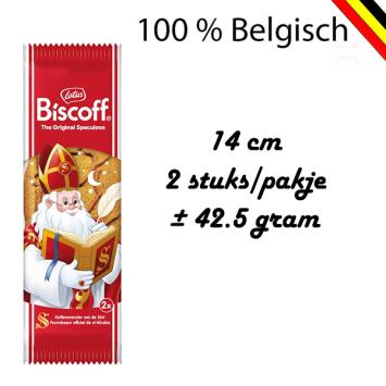 Saint Nicholas gift set 2025 with milk chocolate Saint, dark Piet and Lotus Biscoff duo