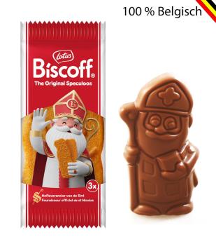 Klein Sinterklaaspakket met chocolade Sint en Lotus Biscoff speculoos, Sinterklaasgeschenk 2025