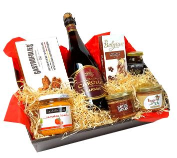 Belgische geschenkmand met Belgisch bier