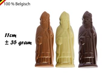 Sachet Saint-Nicolas avec chocolat Callebaut et spéculoos Biscoff (3 pralines)
