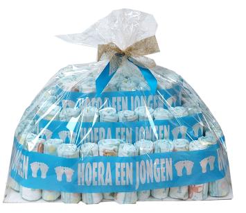 Pampertaart voor een jongen bestellen