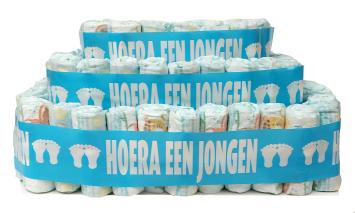Pampertaart bestellen voor een jongen bestellen