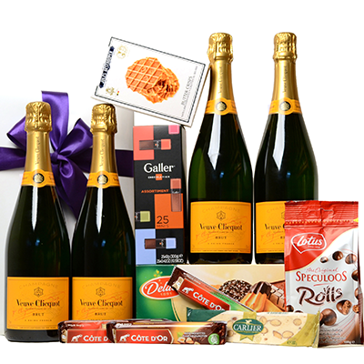 Order a luxury champagne package and have it delivered as a promotional gift